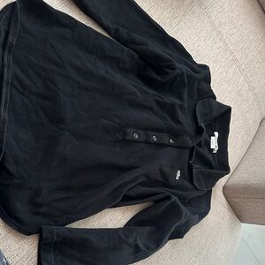 Black 3/4 Sleeve Polo Shirt Lacoste